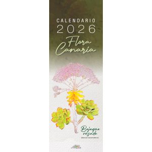 CALENDARIO VERTICAL EN PAPEL DE ACUARELA
