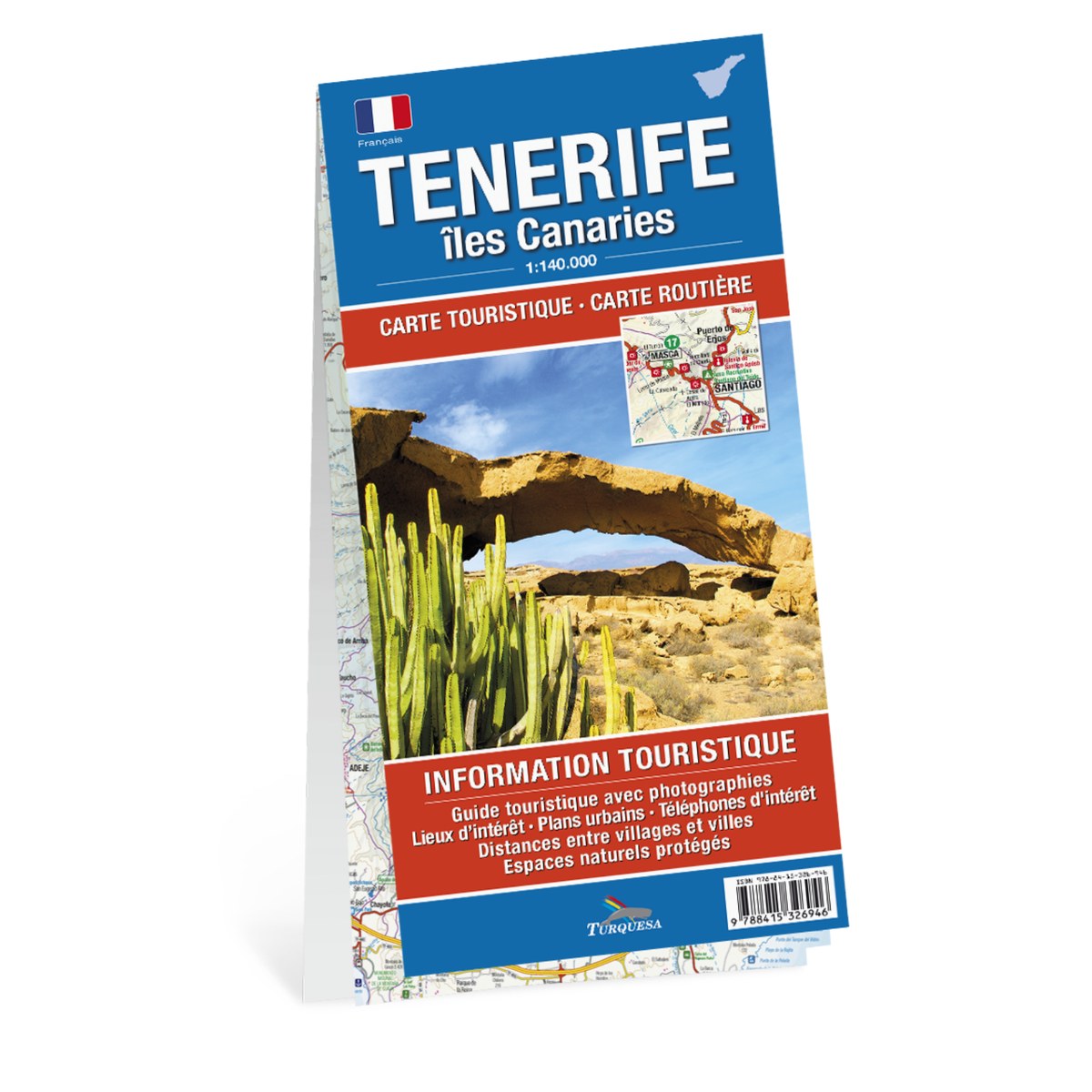 MAPA TURÍSTICO DE TENERIFE - Francés